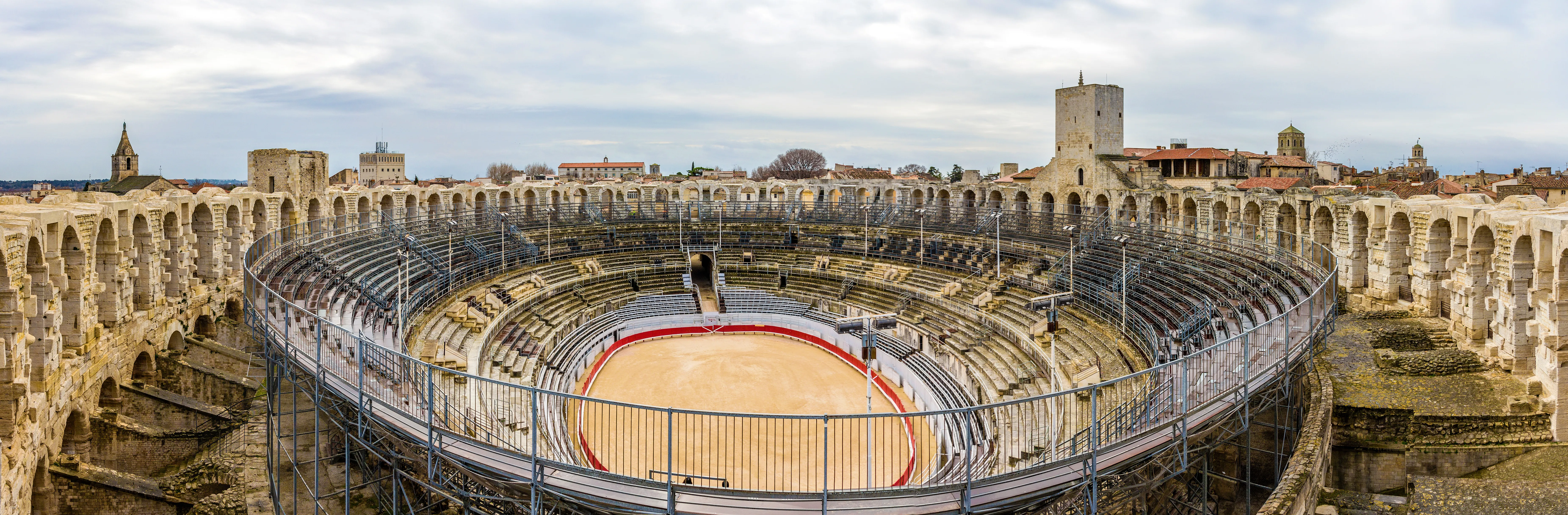 Les arènes romaines d'Arles, classées à l'UNESCO
