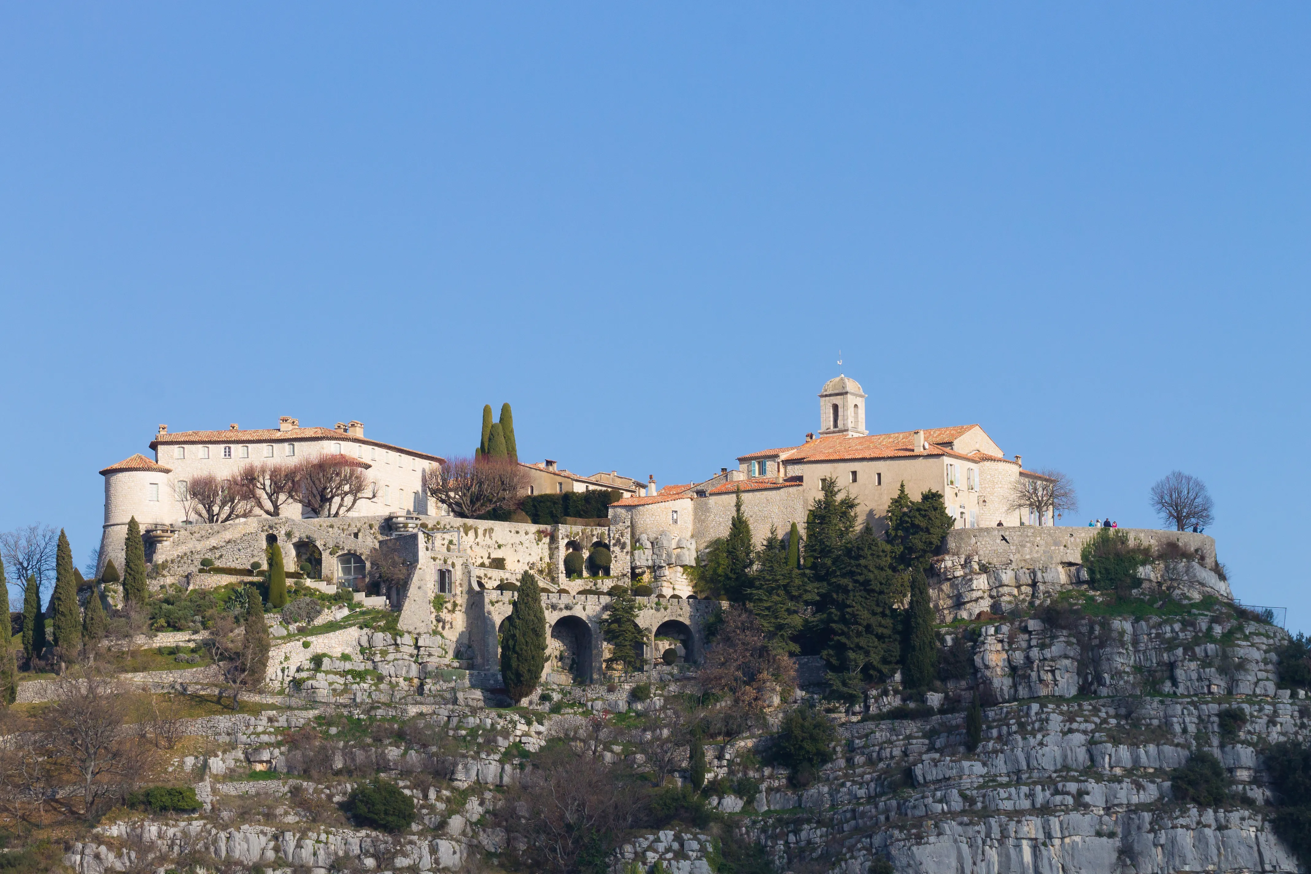 Le village perché de Gourdon, dans le pays de Grasse